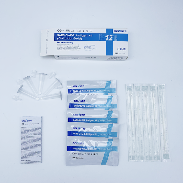 2022 Novo kit de antígeno COVID-19 atualizado com marcação CE para autoteste