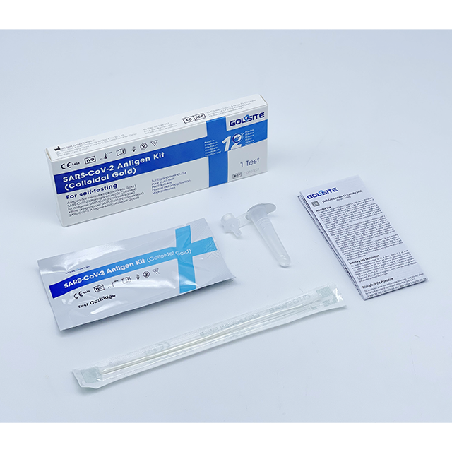 2022 Novo kit de antígeno COVID-19 atualizado com marcação CE para autoteste