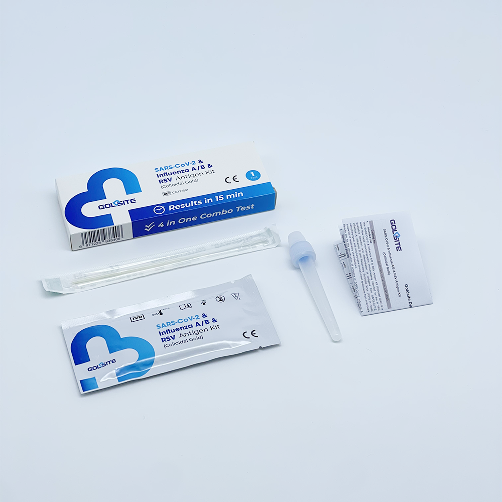 Sars-Cov-2 & Flue A/B & RSV Combo Antígeno Teste
